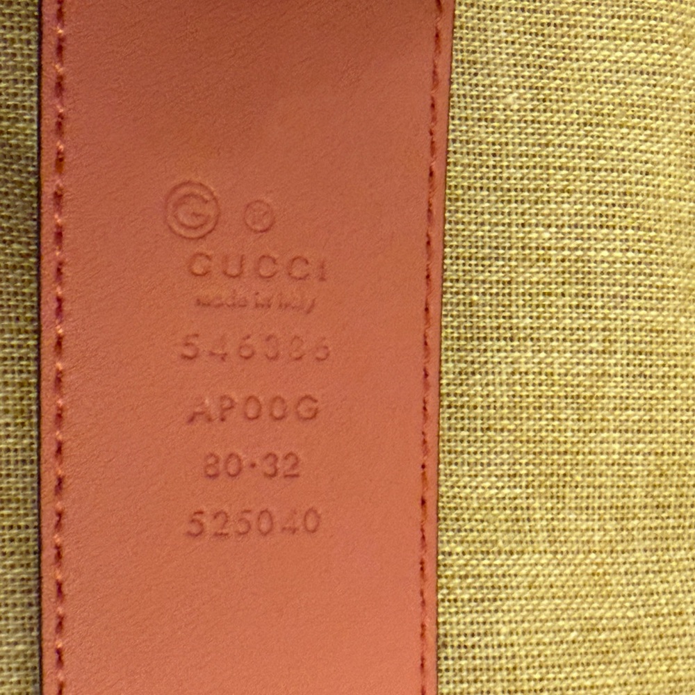 Gucci Pink Calfskin Leather Silver Buckle Belt Interlocking GG in Pink Violet - Picture 5 of 7